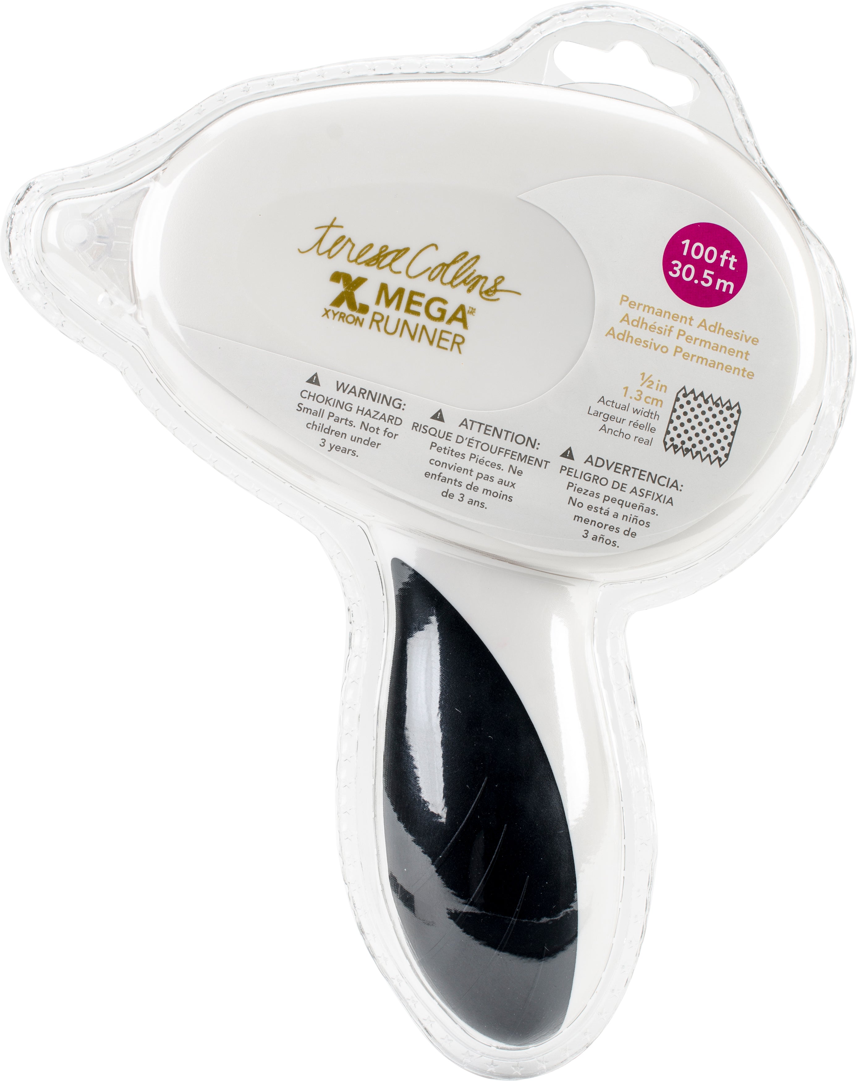Xyron Mega Runner Permanent Adhesive Dispenser - Teresa Collins .5"X100'