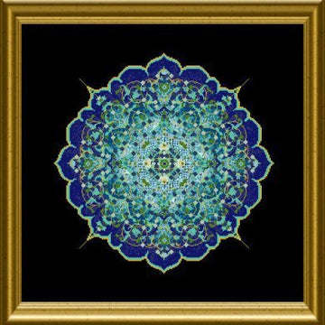 Chatelaine The Blue Moroccan Lace Mandala Cross Stitch Chart - 2002023 -  Leaflet