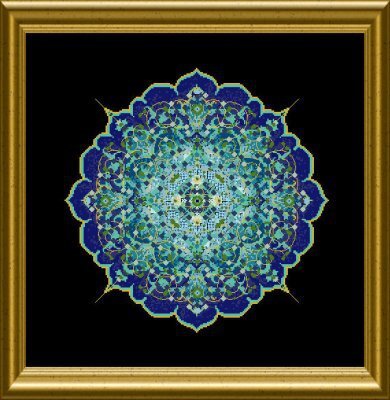 Chatelaine The Blue Moroccan Lace Mandala Cross Stitch Chart - 2002023 -  Leaflet