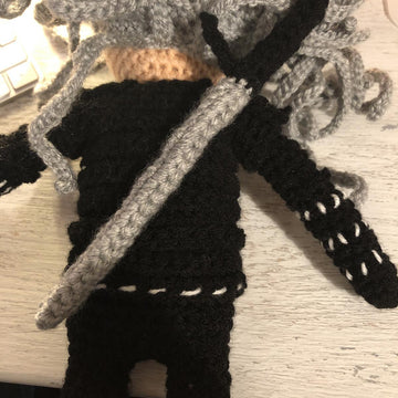 Geralt & Ciri amigurumi doll