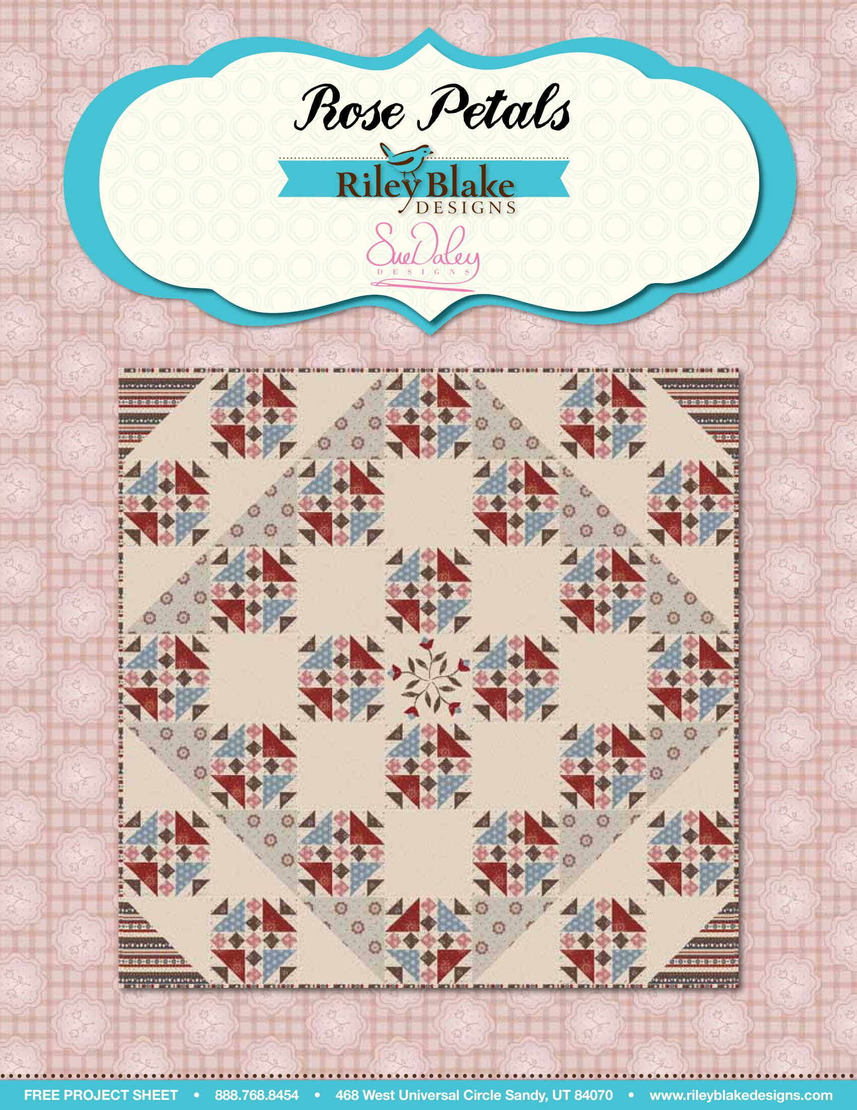 Riley Blake Rose Petals - Downloadable PDF
