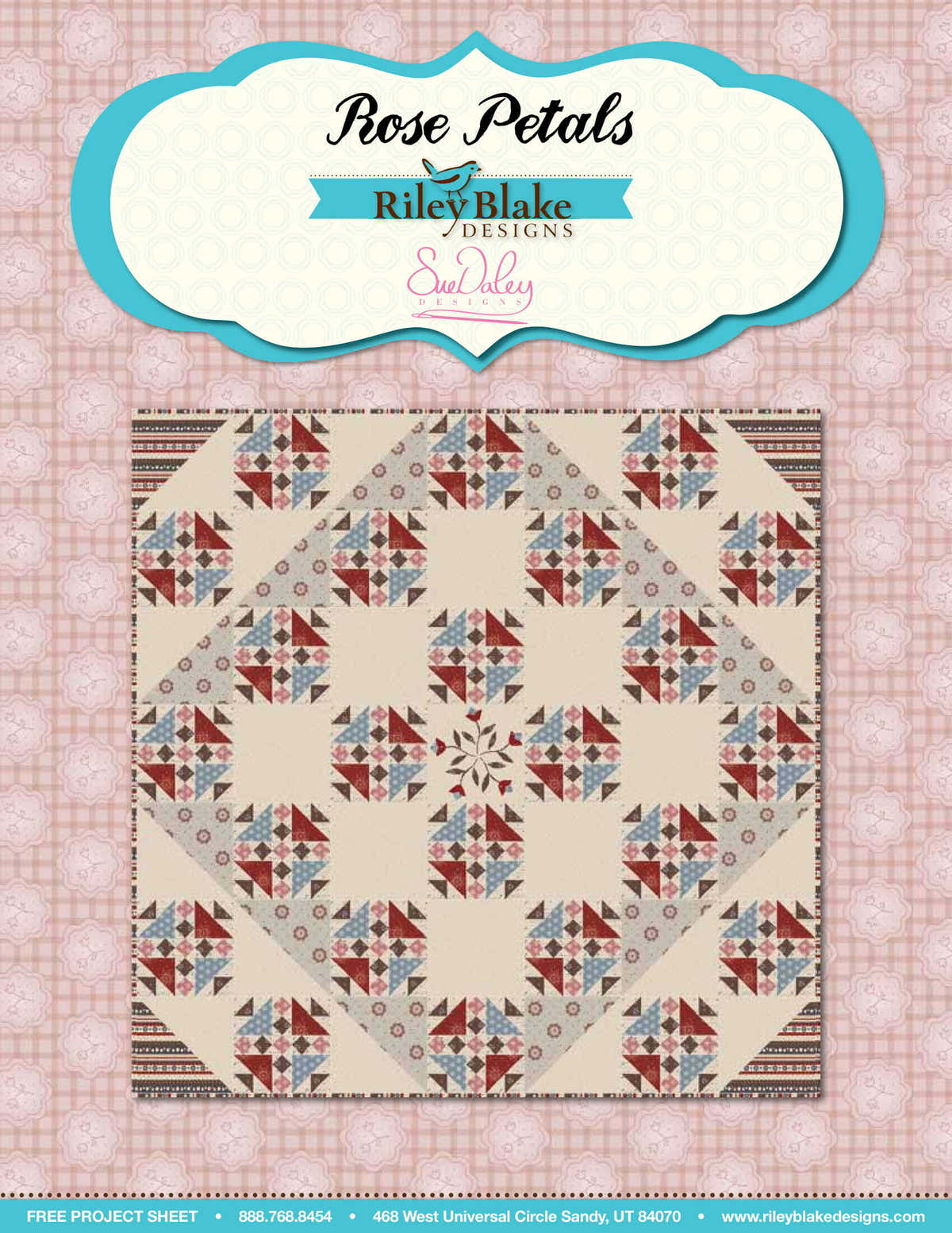 Riley Blake Rose Petals - Downloadable PDF