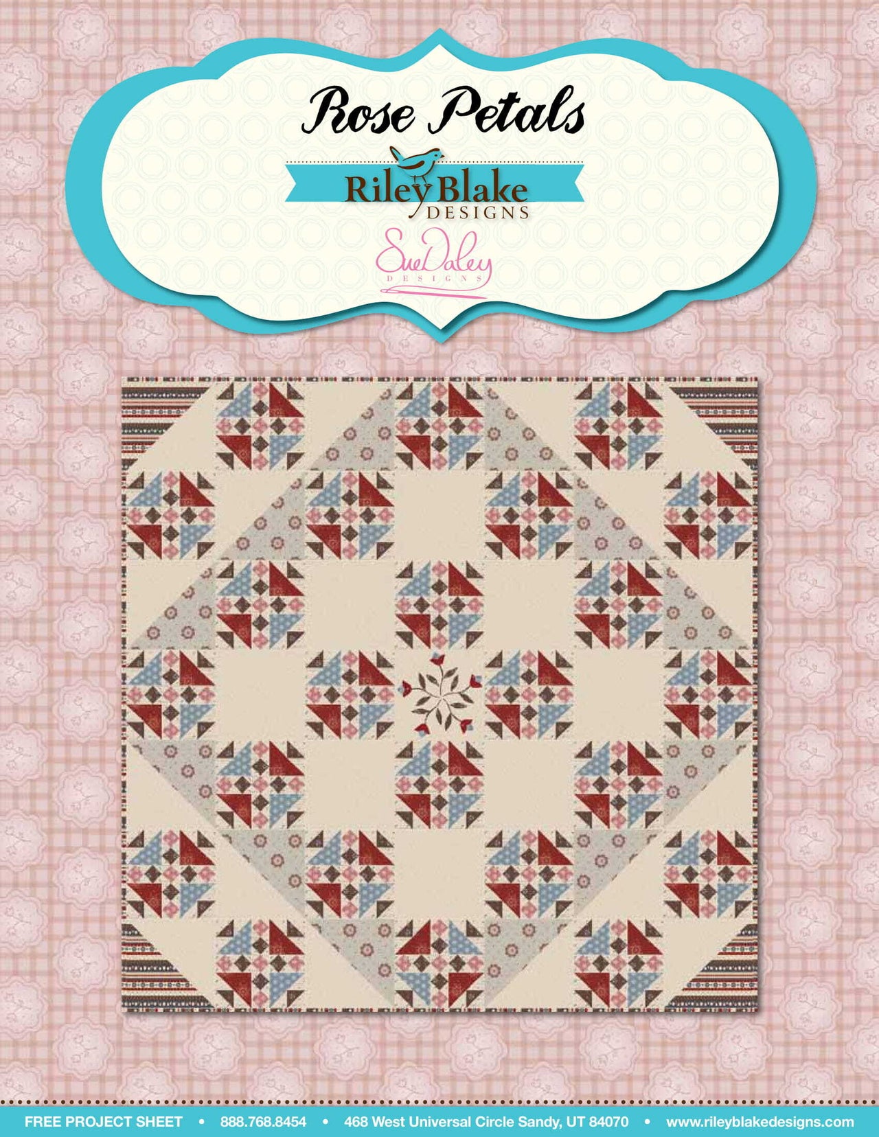 Riley Blake Rose Petals - Downloadable PDF