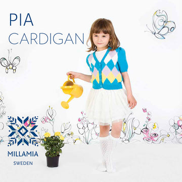 "Pia Cardigan" - Cardigan Knitting Pattern in MillaMia Naturally Soft Merino