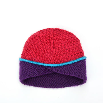 Mongolian inspired ski hat