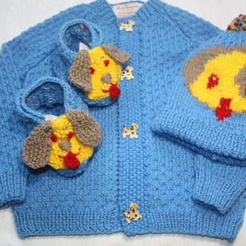 5 Piece -Precious Puppy Baby Set