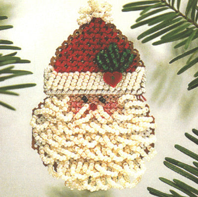 Mill Hill Curly Ho Ho Cross Stitch Kit - 4cm x 6cm