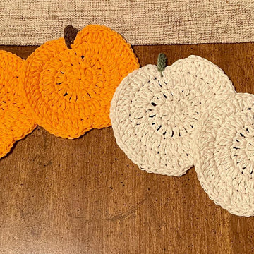 Pumpkin Coasters