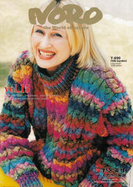 Textured Pullover in Noro Silk Garden