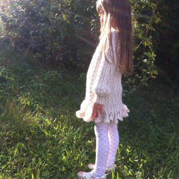 Anamchara - opulent Girl's Cable Jumper / Sweater