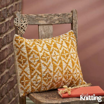 Fair Isle Stripes Cushion Cover