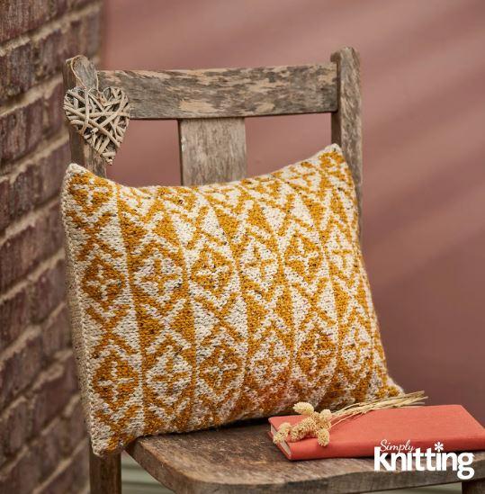 Fair Isle Stripes Cushion Cover