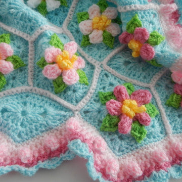 Apple Blossom Dream Afghan