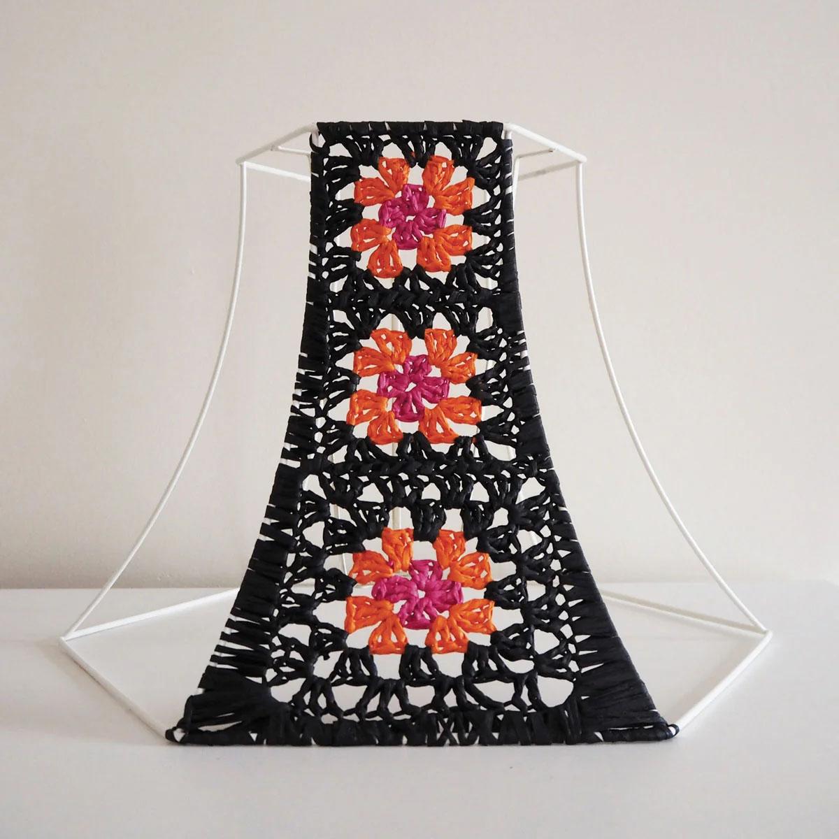Upcycled Lampshade Crochet Pattern