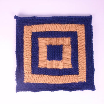 Textured log cabin square