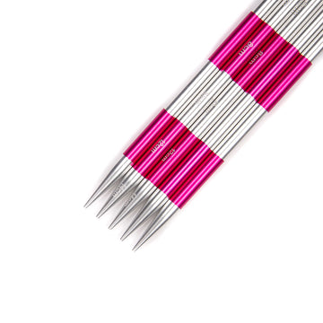 KnitPro Smartstix Pink Double Point Needles 14cm (5.5in) (Set of 5)
