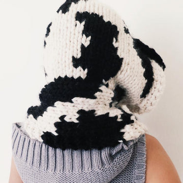 Caldwell the Cow Hooded Scarf