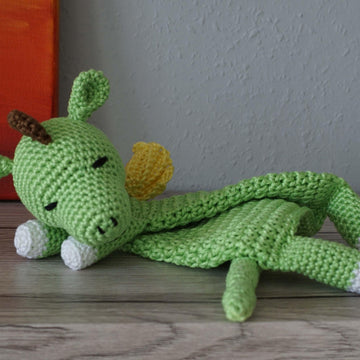 Crochet Pattern Cuddle Cloth Dragon Draco!