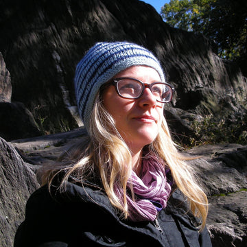 Slalom and Stripes Double Knit Hat