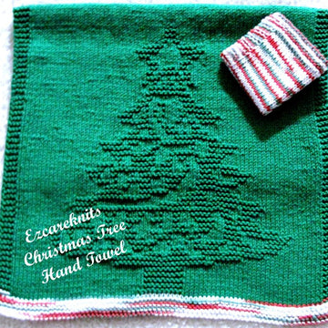 Christmas Tree Hand Towel