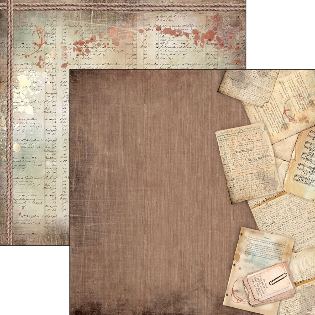 Ciao Bella Double-Sided Cardstock 90lb 12"X11.6" - Travel Memories, Ciao Bella