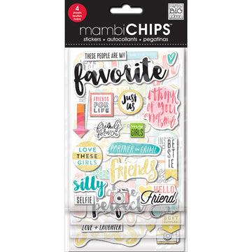 Chipboard Value Pack - Favorite, 52/Pkg