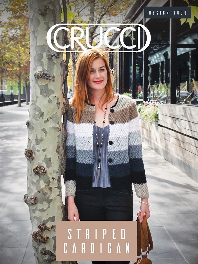 1630 Striped Cardigan