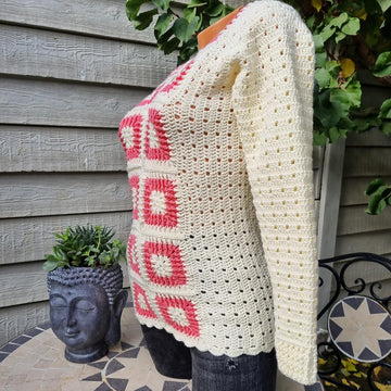 Crochet elegant sweater