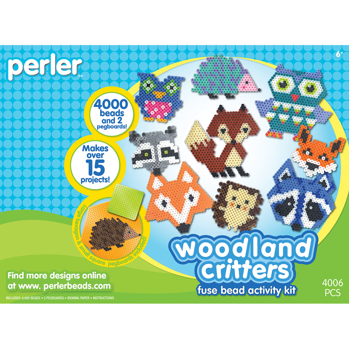 Perler Fused Bead Kit - Woodland Critters