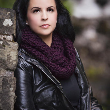 Crochet Infinity Scarf, Chunky Cowl Scarf