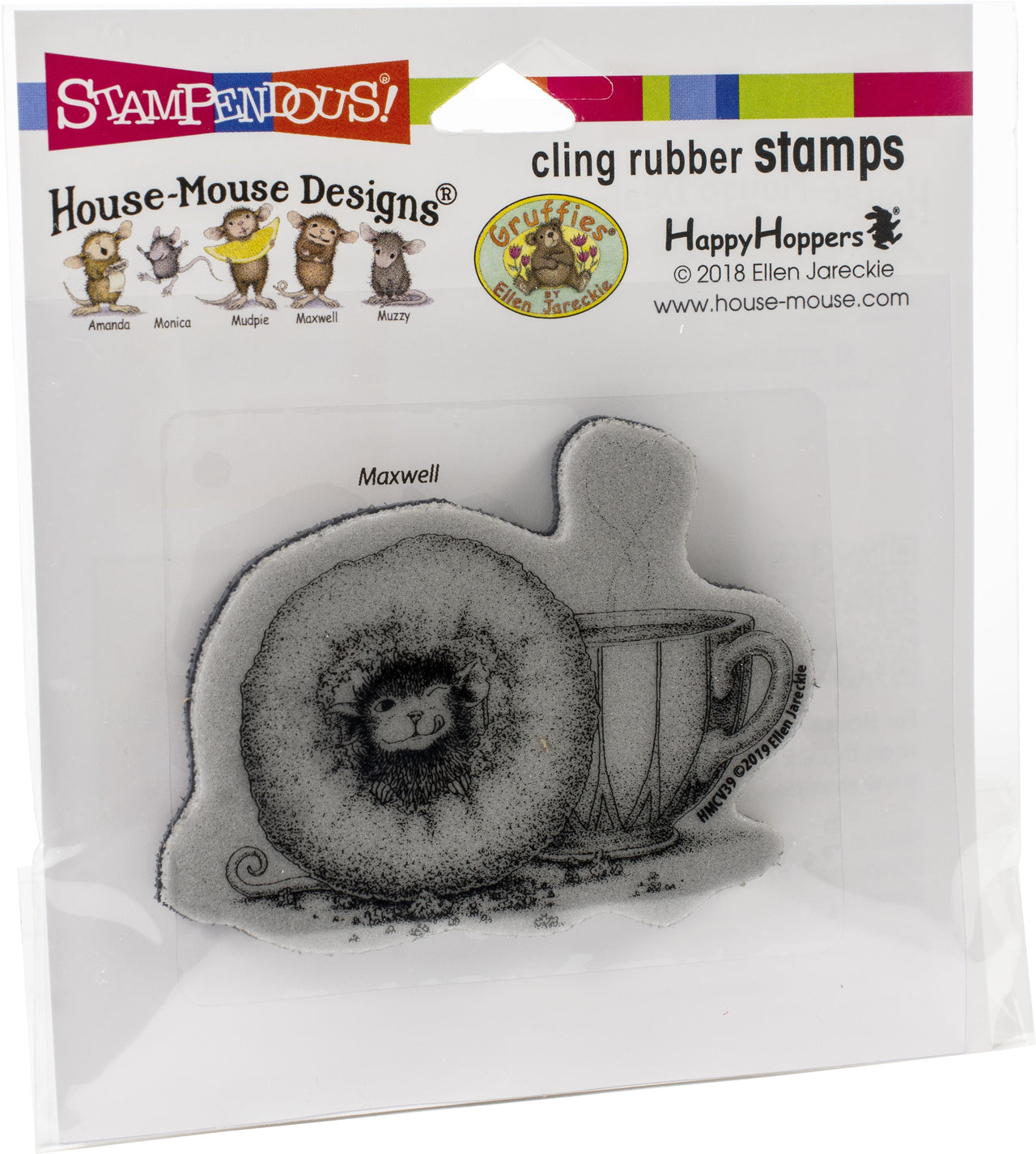 Stampendous House Mouse Cling Stamp - Donut Day