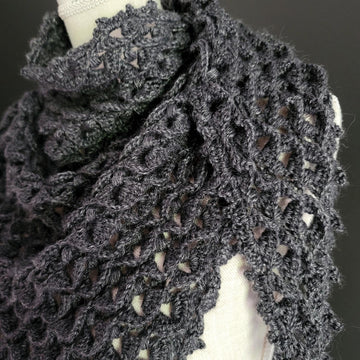 Nocturne Crochet Shawl
