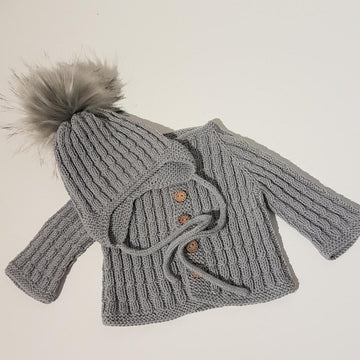 Lea Leo baby cardigan