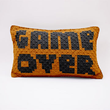 Game Over C2C Crochet Pillow Pattern