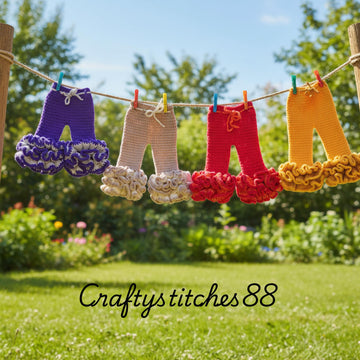 Big Ruffles Baby Pants Crochet Pattern | Easy to Follow | Newborn to 12 Months