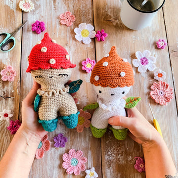 Crochet pattern Pilz the mushroom