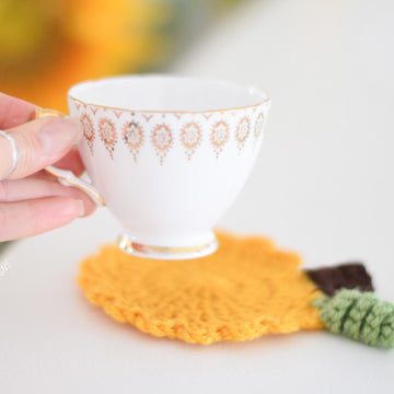 Tea Time Pumpkin Coasters