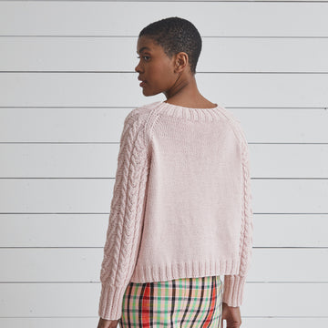 Emmie - Jumper Knitting Pattern For Women in Debbie Bliss Cotton DK  by Debbie Bliss