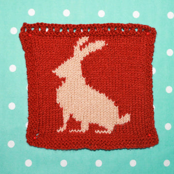 Woodland Animal Intarsia Squares