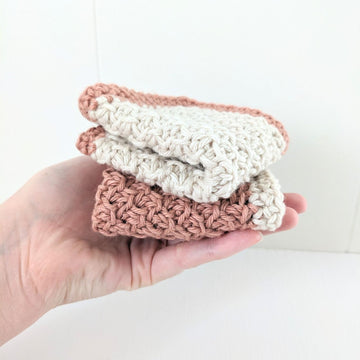 Tunisian Honeycomb Washcloth