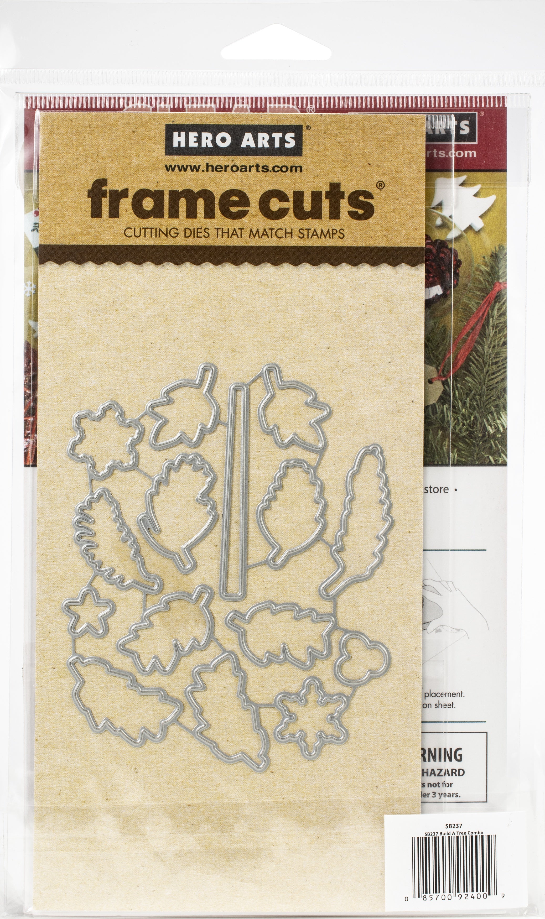 Hero Arts Clear Stamp & Die Combo - Build A Tree