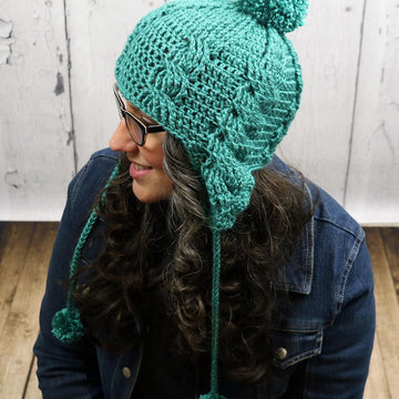 Aspen Cabled Ear Flap Beanie