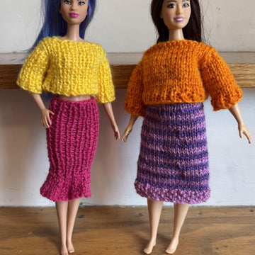 Fashion Doll Sweaters and Skirts