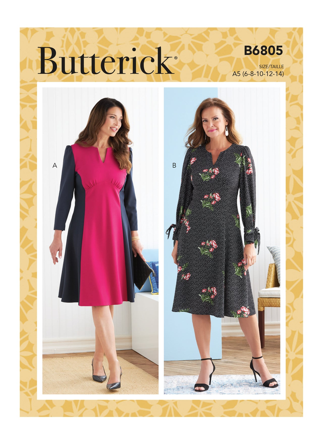Butterick Misses' Dress B6805 - Sewing Pattern