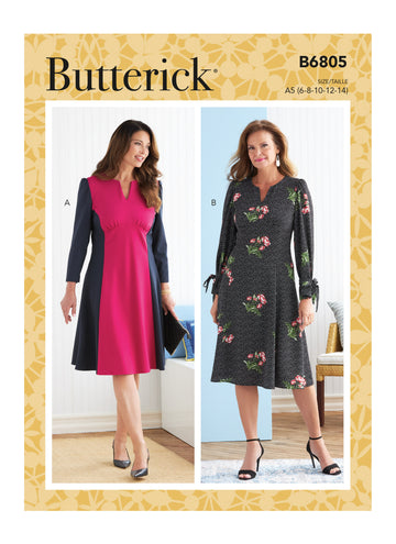 Butterick Misses' Dress B6805 - Sewing Pattern