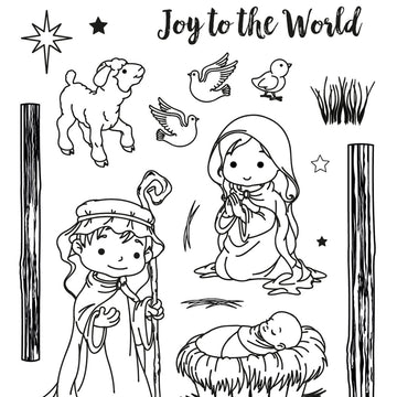Uniquely Creative 4"X6" Clear Stamps 21/Pkg - First Christmas
