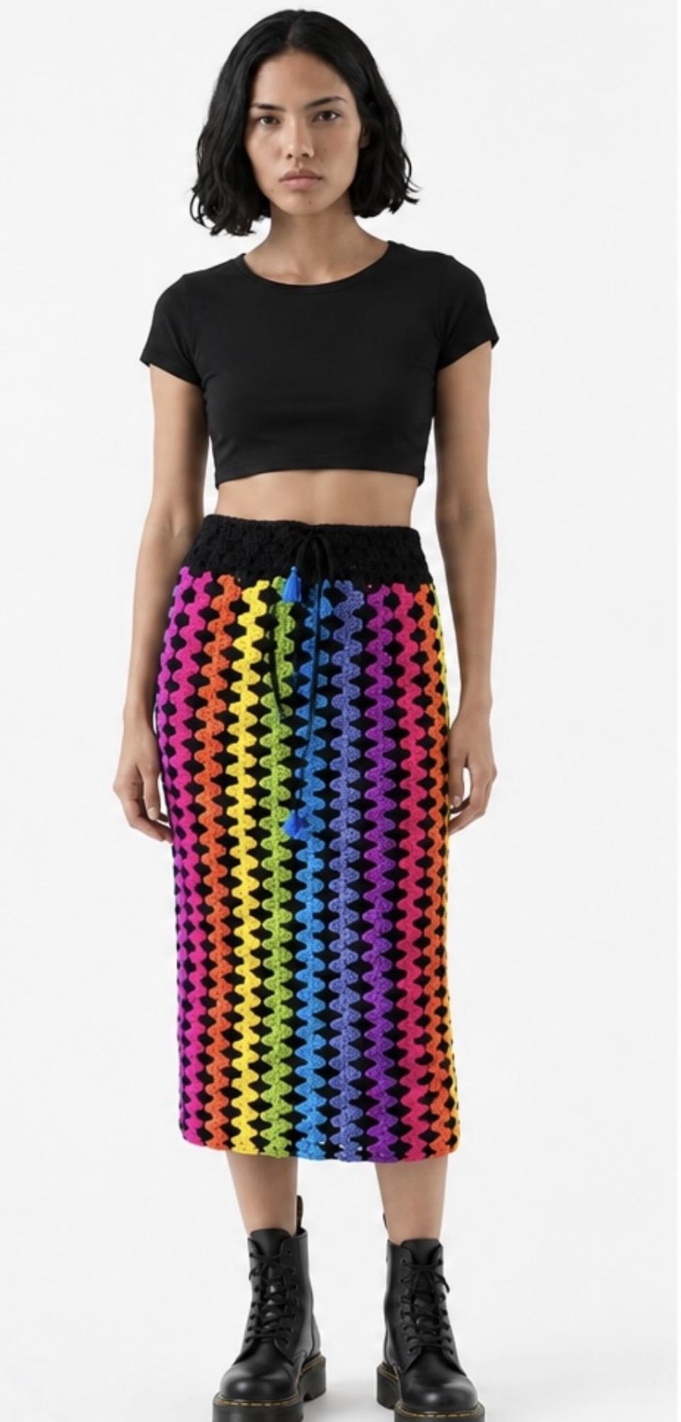 Crochet Midi Skirt