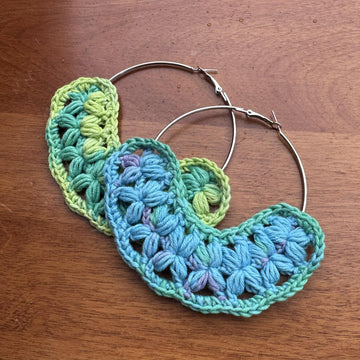 Daisy Hoop Earrings