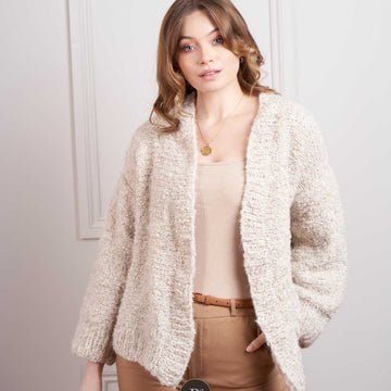 Vera Cardigan in Rowan Soft Boucle (DE) - Downloadable PDF