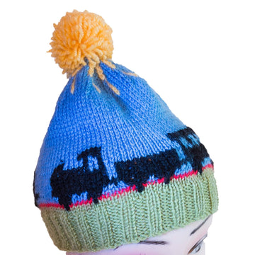 Steam-train sweater & hat